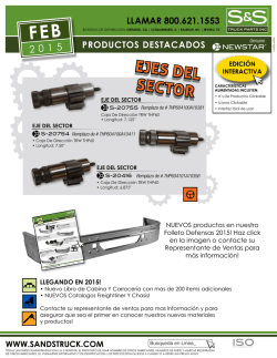EJES DEL SECTOR - S and S Truck Parts Inc.
