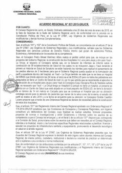 acuerdo regional n° 037-2015-grj/cr.