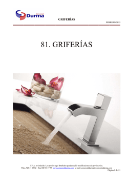 81 GRIFERIA - Comercial Durma