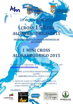 I CROSS 15 kms ALDEARRODRIGO 2015 I MINI CROSS