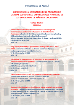Más información - Universidad de Alcalá
