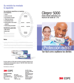 Clinpro 5000 Patient Brochure - Spanish