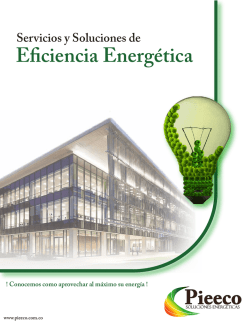 Brochure de Servicios - PIEECO | Soluciones Energéticas