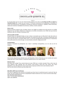 Informações XL2015_esp - clubechocolatequente.com