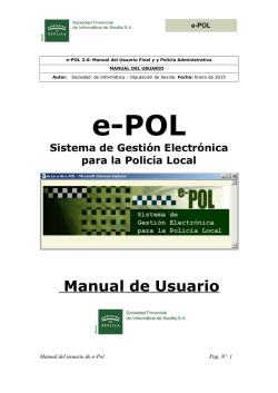 Manual del Usuario de e-Pol