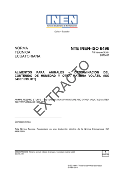 EXTRACTO - Instituto Ecuatoriano de Normalización