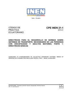 CPE INEN 21-1 - Instituto Ecuatoriano de Normalización