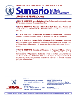 09/02/2015 - Organismo Judicial