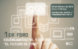 Educación digital y Diseño: El futuro de CyAD
