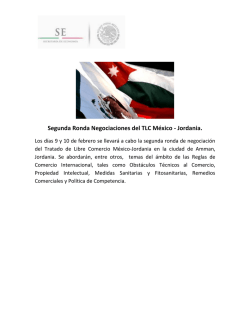 Segunda Ronda Negociaciones del TLC México