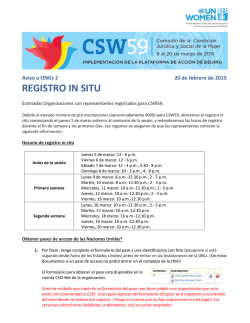 SPANISH-CSW59 NGO advisory 2 ONSITE