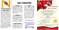 San Valentín - Club Nazaret