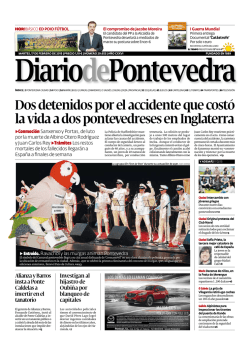 Portada de Hoy - Diario de Pontevedra