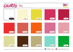 Colores p catálogo
