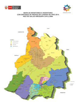 Mapa AQP.cdr - Red de Salud Arequipa
