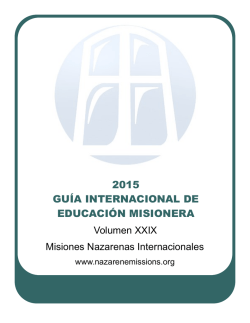 2015 guía internacional de educación misionera