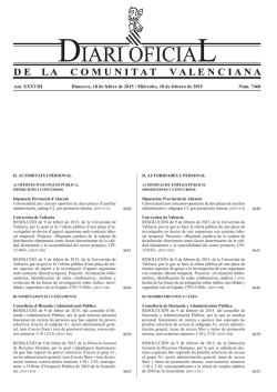 DOCV sencer (pdf 8.077KB) - Diari Oficial de la Comunitat Valenciana