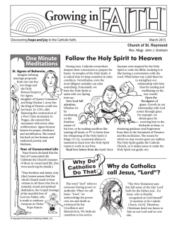 Follow the Holy Spirit to Heaven
