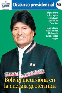 Bolivia incursiona en la energía geotérmica