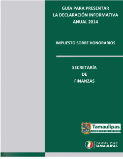 guía para presentar la declaración informativa anual 2014