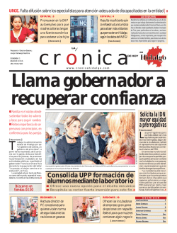 marzo 1 - La Crónica de Hoy en Hidalgo