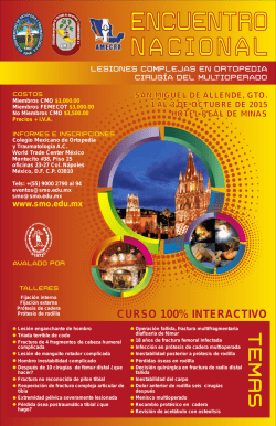 detalles - Colegio Mexicano de Ortopedia