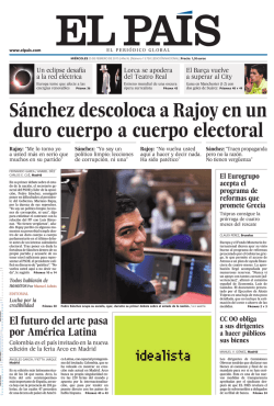 Sánchez descoloca a Rajoy en un duro cuerpo a cuerpo electoral