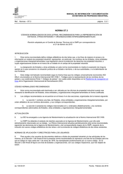 Códigos dos letras - Oficina Española de Patentes y Marcas