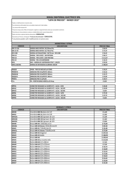 Lista de precios Modelo - MARZO 2015.xlsx