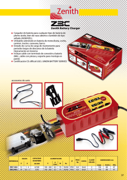 Zenith Battery Charger