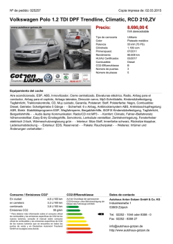 Volkswagen Polo 1.2 Trendline,RCD 210,Climatic,ZV.E