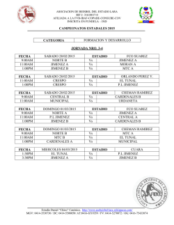 campeonatos estadales 2015 categoria formacion - asobeisbol-lara