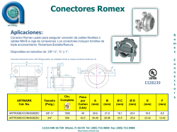 Conectores Romex