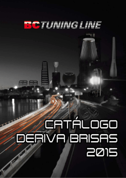 Catálogo BC Derivabrisas 2015