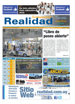 2015 - Semanario Realidad