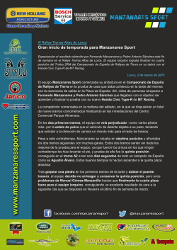 Gran inicio de temporada para Manzanares Sport