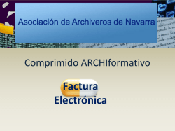 factura electrónica - Asociación de Archiveros de Navarra