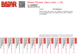 Nissan Primera, Opa´s Auto, 1. Hd.,