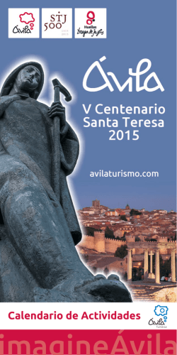 Programa_V_Centenario - V Centenario Santa Teresa de Jesús