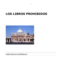 LOS LIBROS PROHIBIDOS - Gran Fratervidad Tao Gnóstica Espiritual