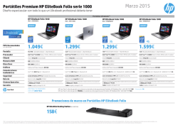 Portátiles Premium HP EliteBook Folio serie 1000
