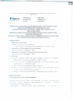 convocatoria ppr devida 2015(ppptcd