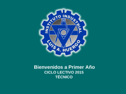 Modalidad Técnica - Instituto Industrial Luis A. Huergo