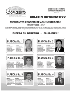 COPACREDITO BOLETIN ELECCIONES 2015.cdr