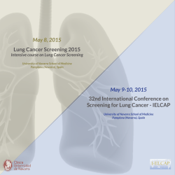 32nd International Conference on Screening for Lung Cancer