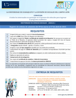 Doctorado en Ciencias Sociales | Universidad de Guanajuato (UG)