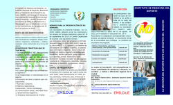 convocatoria congreso ingles - Instituto de Medicina Deportiva de
