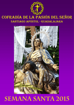documento. - Cofradia de la Pasion del Señor. Guadalajara.
