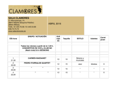 Programa Sala Clamores. Abril 2015 (162 Kbytes pdf)