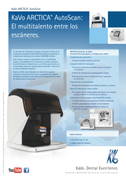 KaVo ARCTICA® AutoScan: El multitalento entre los